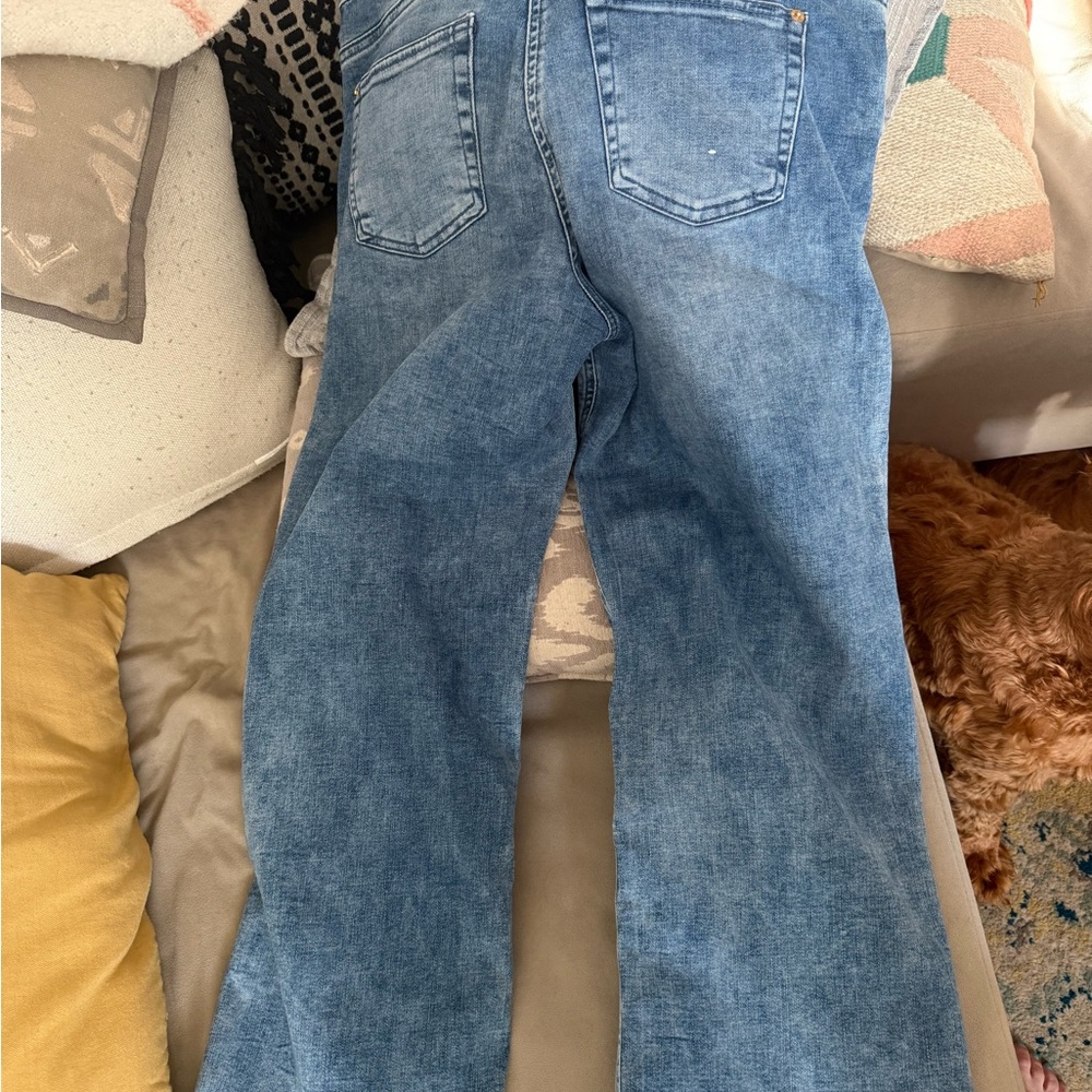 Women's Classic Blue Straight Jeans - Picture 2 of 3